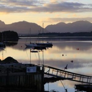 Sea Loch Fishing at Glencoe Boat Club from the pontoon