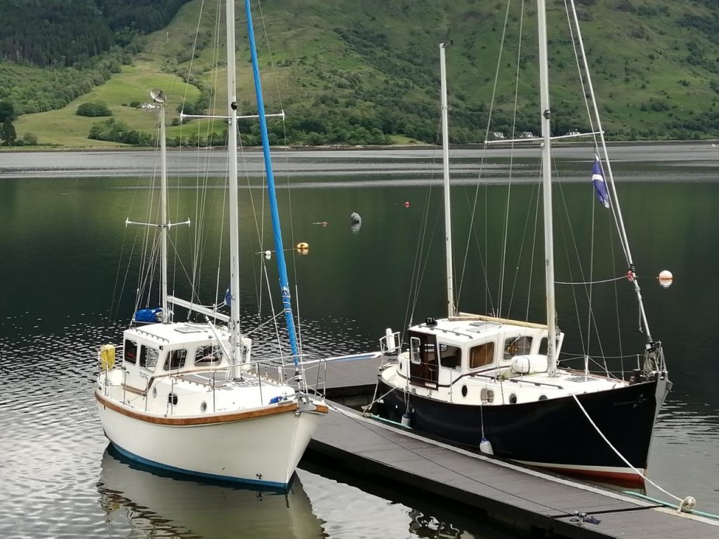 A pair of Colvic Watsons on the pontoon